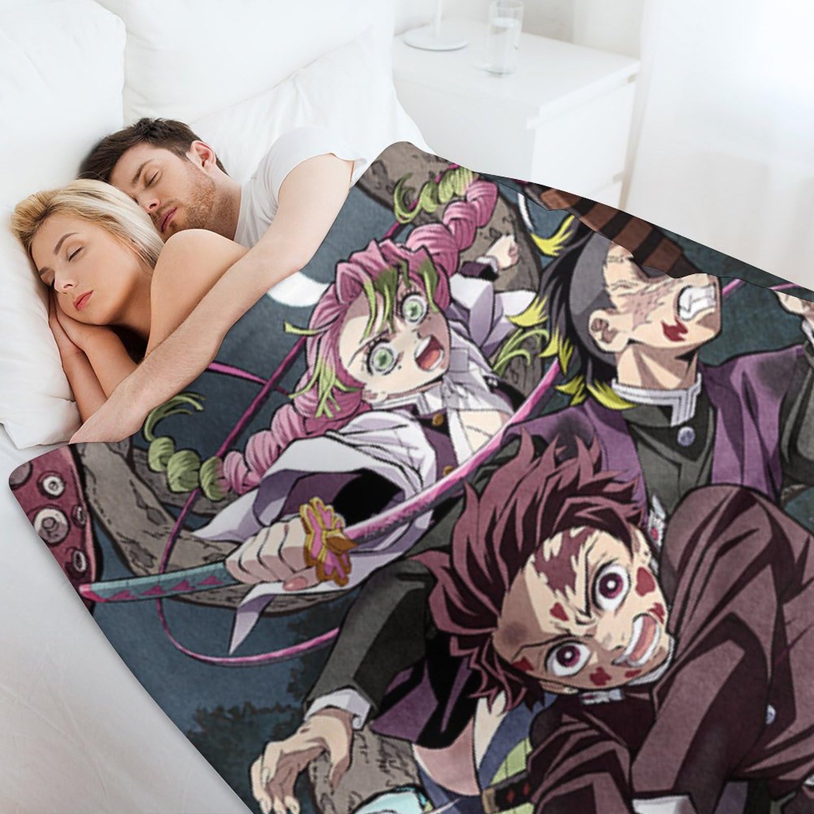 Amazon｜鬼滅の刃 柱稽古編毛布 ブランケット 大判 ひざ掛け 毛布